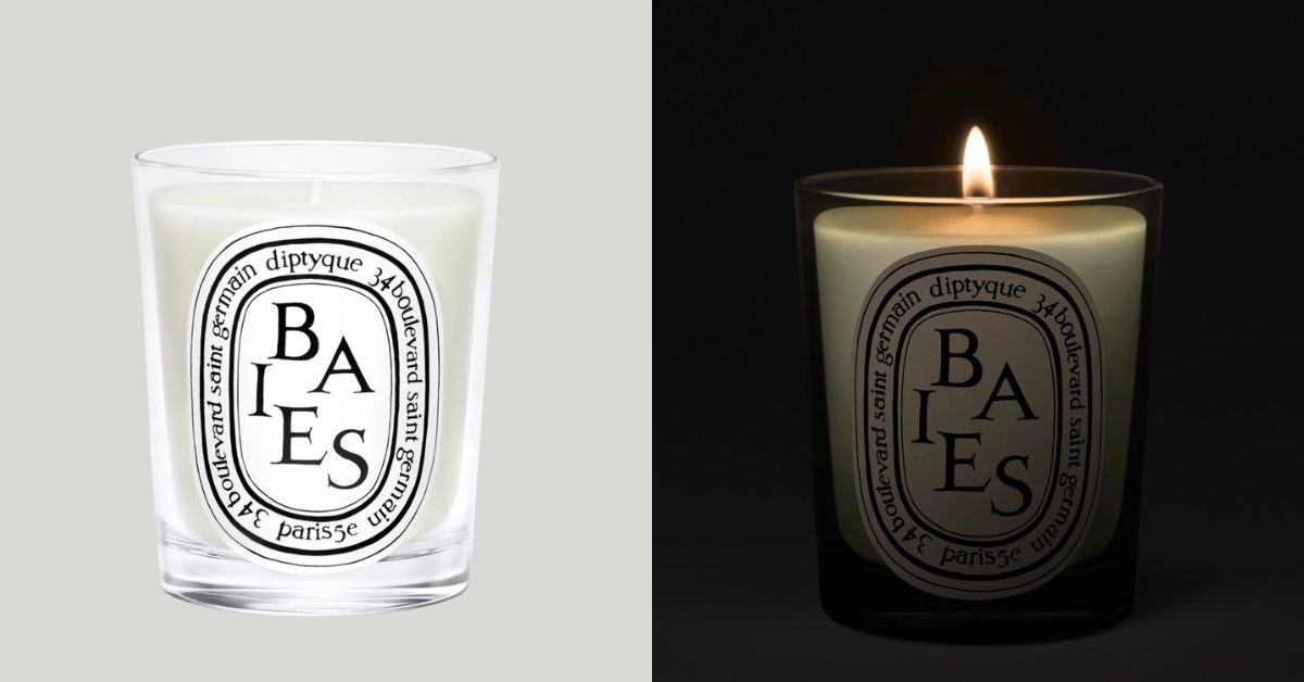 DIPTYQUE Baies Scented Candle - Luxury Candle for Date Nights 