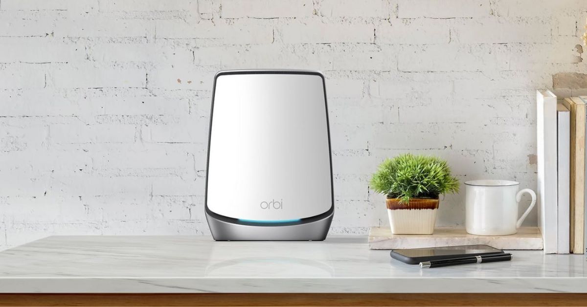 Orbi 850 Tri-Band WiFi 6 Mesh System - home automation and security