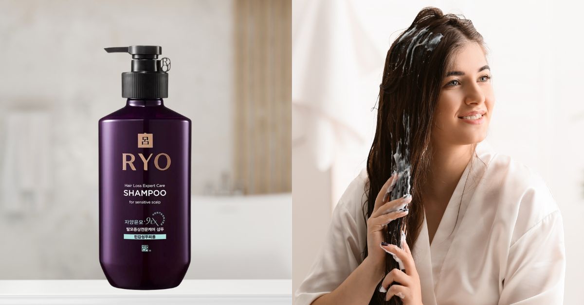 RYO Hair Loss Expert Care Shampoo For Normal To Dry Scalp - Nourishing Hair Treatment with Ginseng Extract 