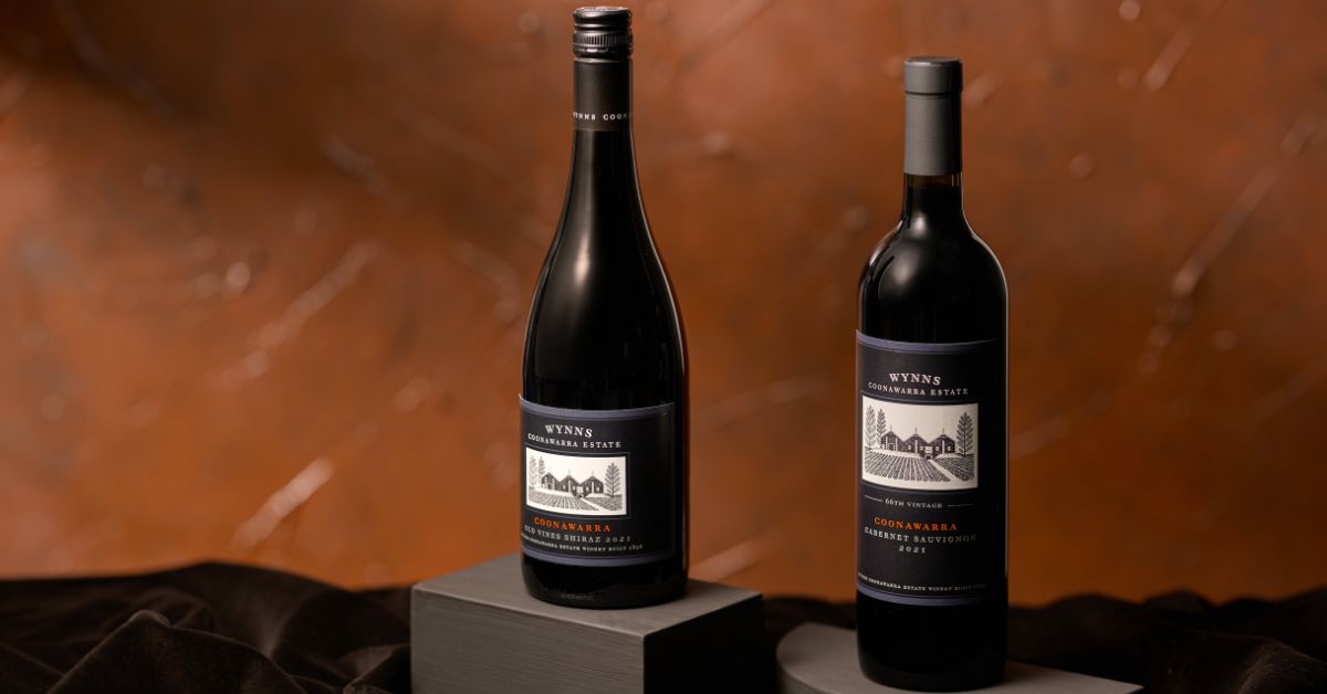 Wynns Black Label Cabernet Sauvignon 2021 and Black Label Old Vines Shiraz 2021 from Wynns Coonawarra Estate