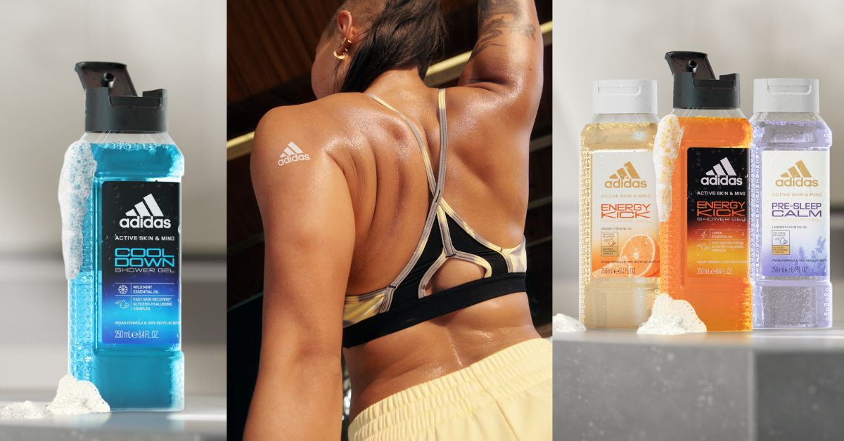 Adidas Active Skin & Mind - Science-backed Shower Gels Formulated For High-Performance Athletes
