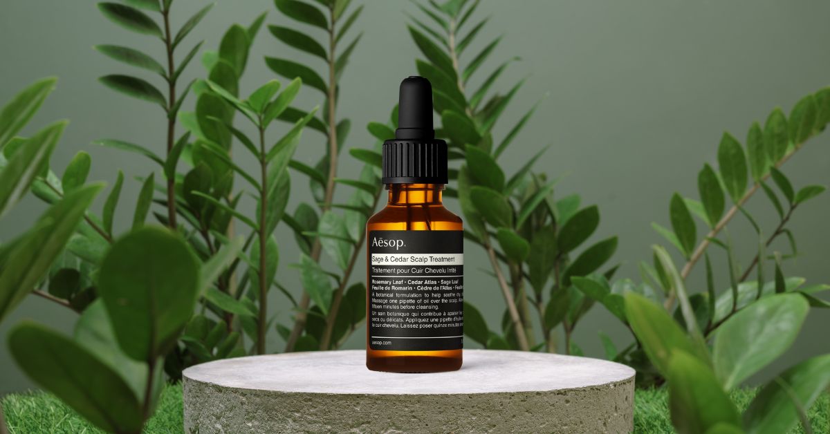 Aesop Sage & Cedar Scalp Treatment - Pre-Shampoo Haircare Product with Botanical Oils