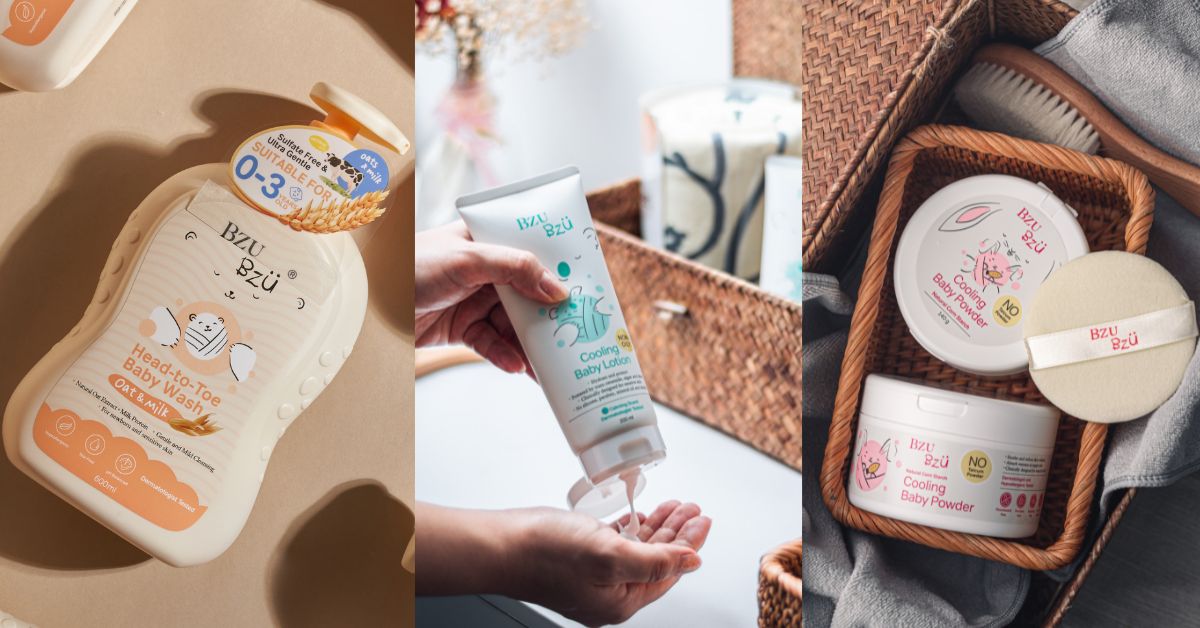 BZU BZU's Head-to-Toe Baby Wash in Oat & Milk singapore