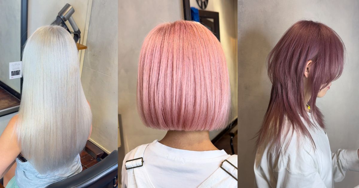 Blonde and Pastel – Best Hair Salon in Singapore for Colour Artistry