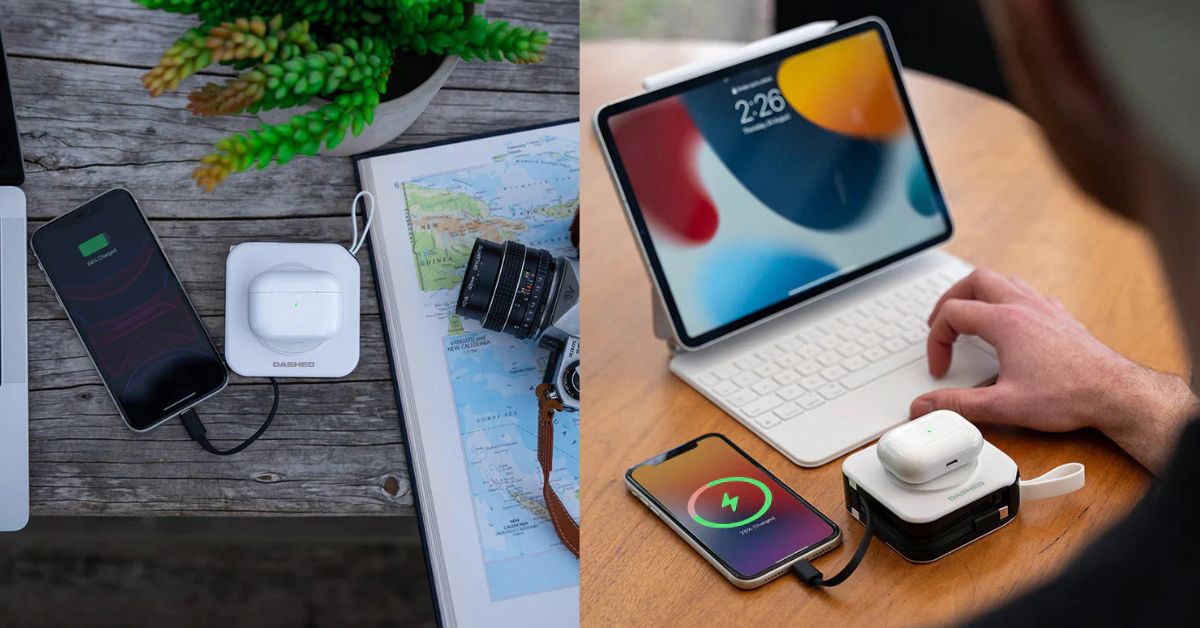 Dashed TravelPod® (5-in-1 Travel Charger) - Never Run Out of Battery Again