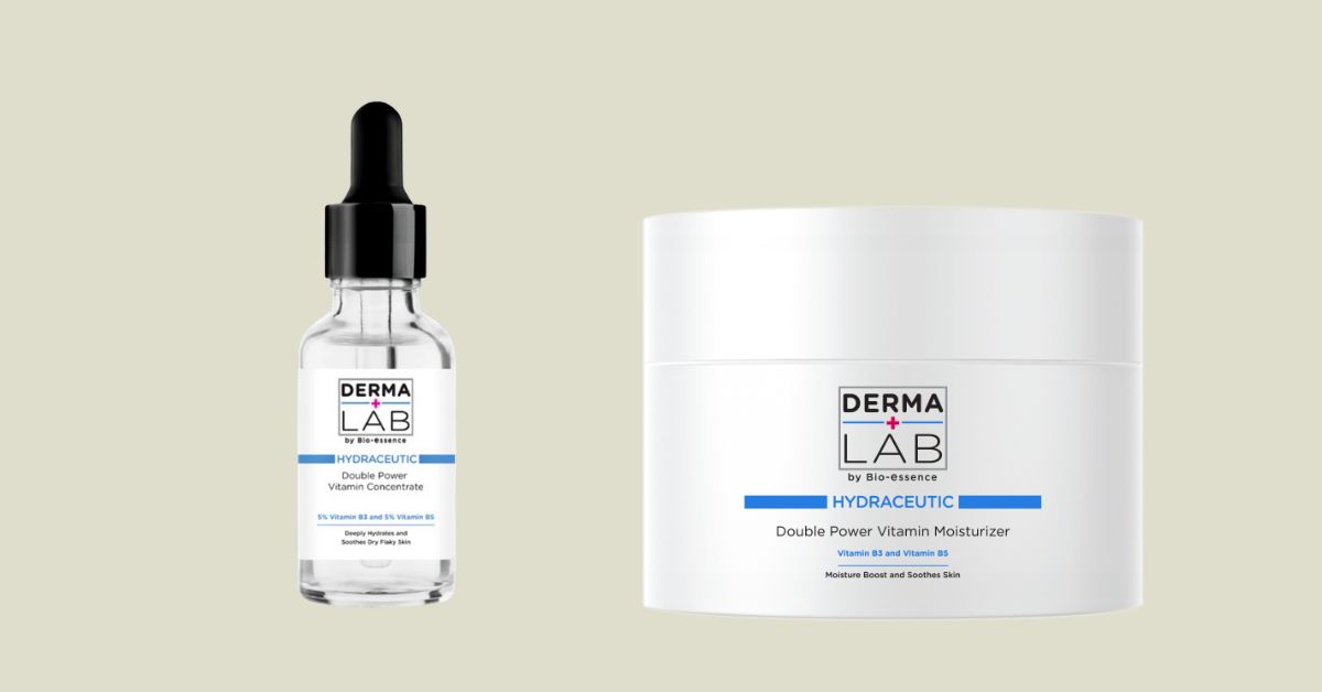 Derma Lab's Vitamin B Power Duo - For Double Defence Against Dry Skin