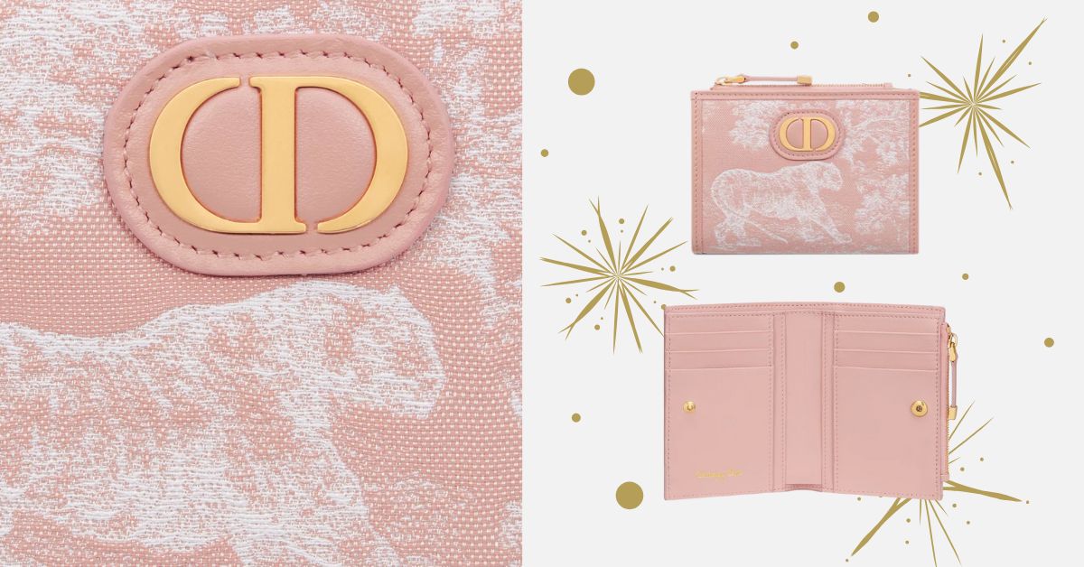 Dior 30 Montaigne Dahlia Wallet - Luxury with Timeless Style