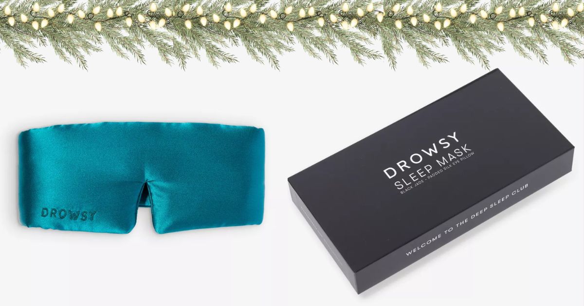 Drowsy Sleep Co Padded Silk Sleep Mask - The Gift of Great Sleep