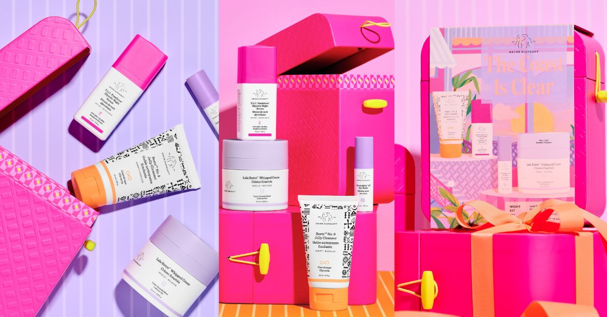 Drunk Elephant A Shore Thing Holiday Collection– For Vacation-Ready, Glowing Skin