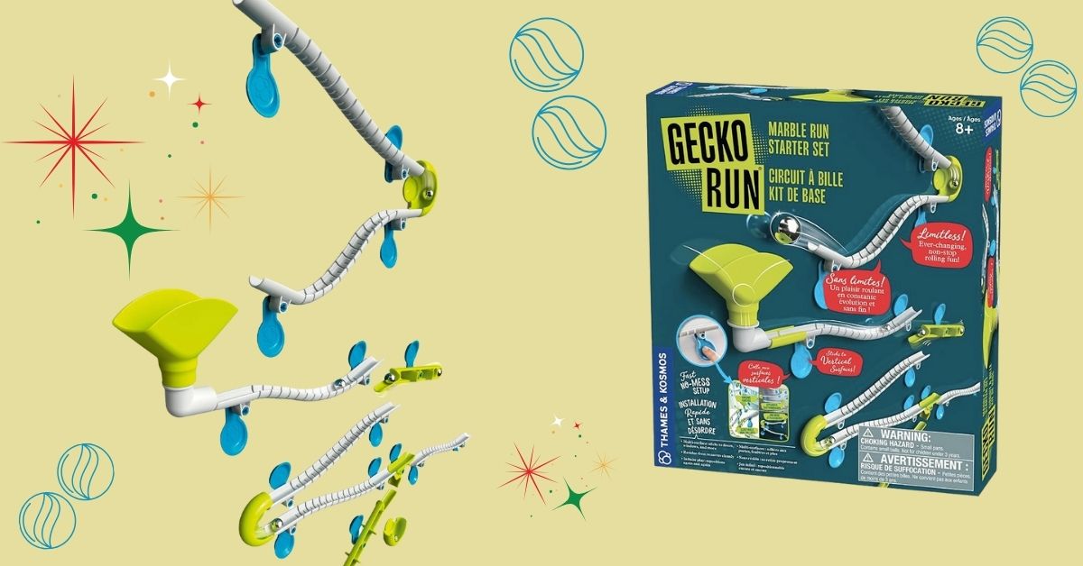 Gifts for Kids Who Enjoy Science and STEM - Gecko Run Marble Track Set
