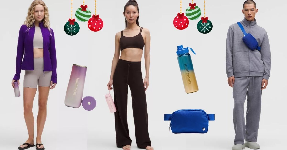 Gifts for Teens Who Know Their Brands - Lululemon Bags and Bottles