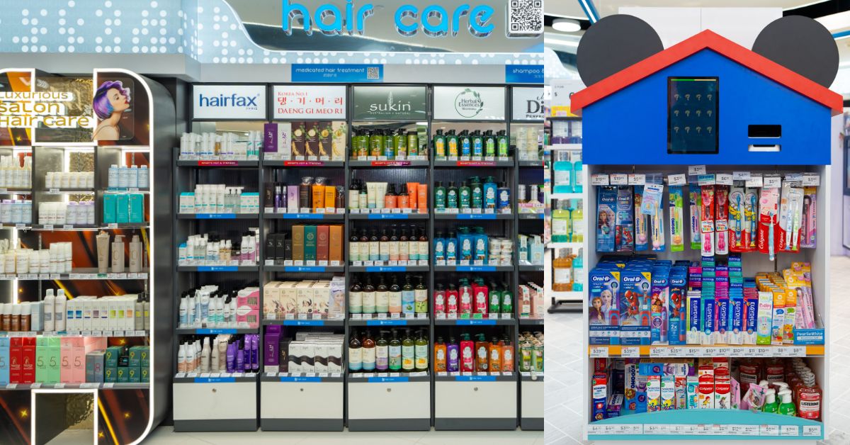 Haircare Zone, Toiletries Zone and Even an Oral Playground at Watsons!