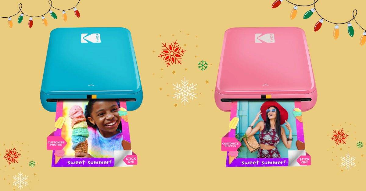 KODAK Step Instant Photo Printer with Bluetooth - Nifty, Gadget Gift