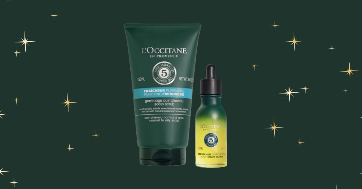L’OCCITANE Purifying Freshness Scalp Scrub and Scalp Night Serum - A Two-Step Regimen For Healthy Hair