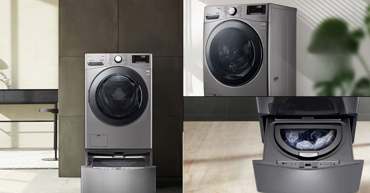 LG AI Direct Drive Front Loader Washer Dryer