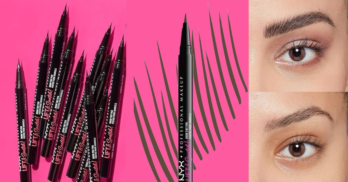 Lift & Snatch Brow Tint Pen by NYX Professional Makeup - Best Micro-tip For Feathered Brows