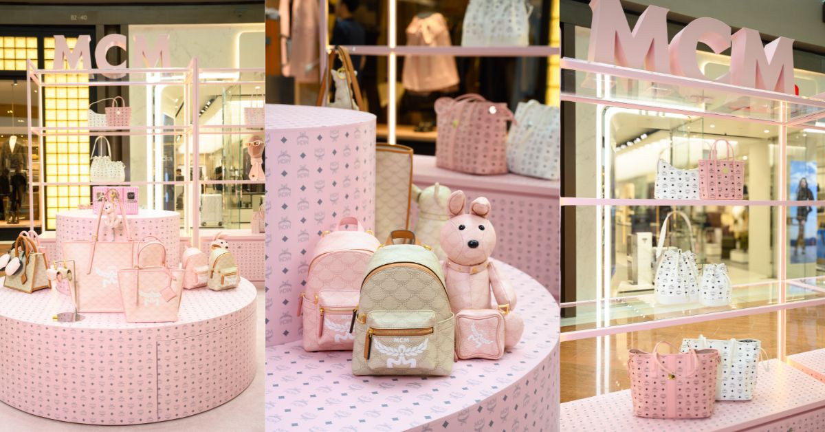 MCM Pink Pop-Up at The Shoppes at Marina Bay Sands