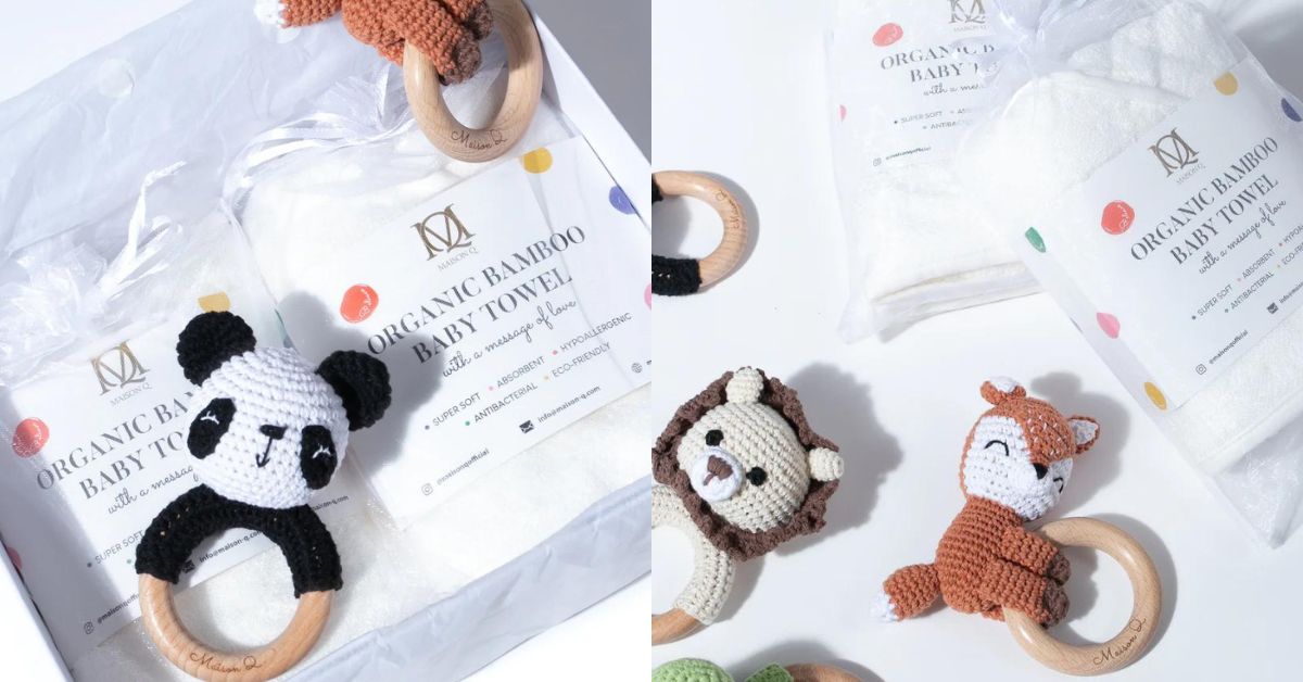 Maison Q - Chic Personalised and Organic Newborn Gift Sets 