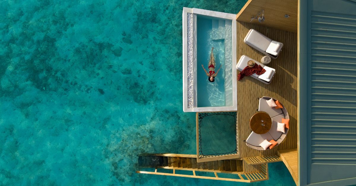 Maldives Villas and Connecting Beachfront Rooms