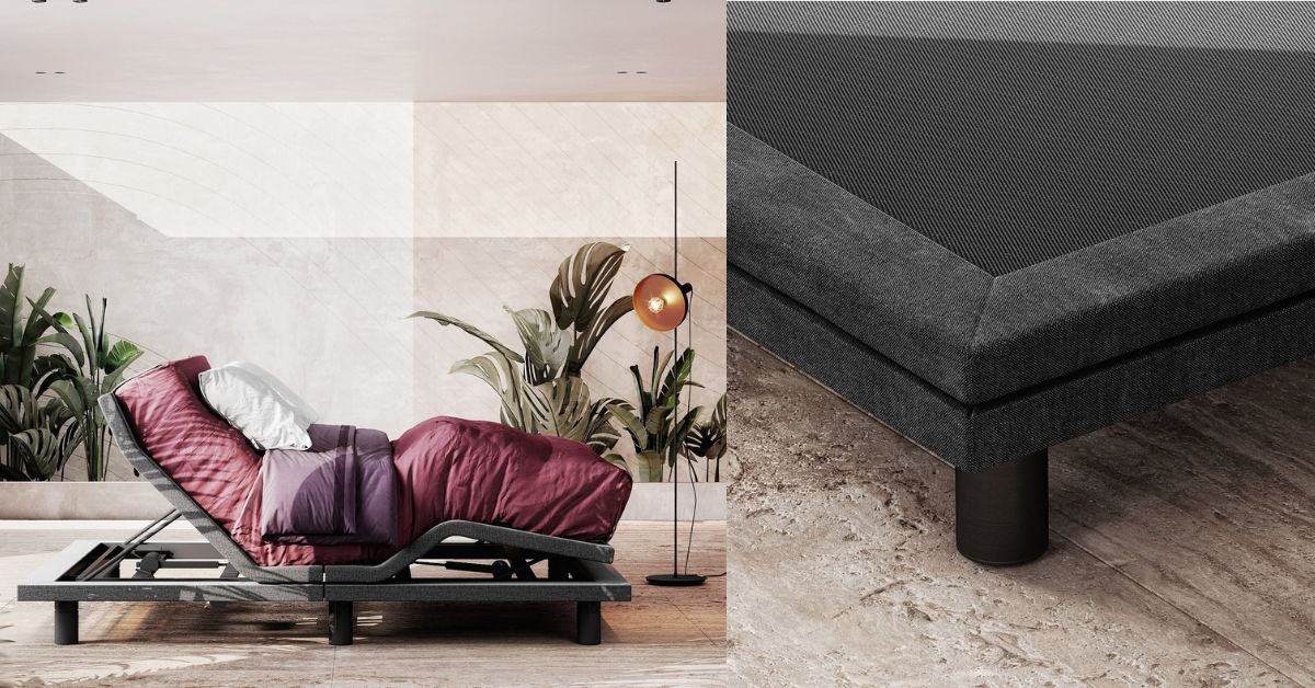 Marble Flex™ Adjustable Bed Frame – Space-Saving Sleek Design