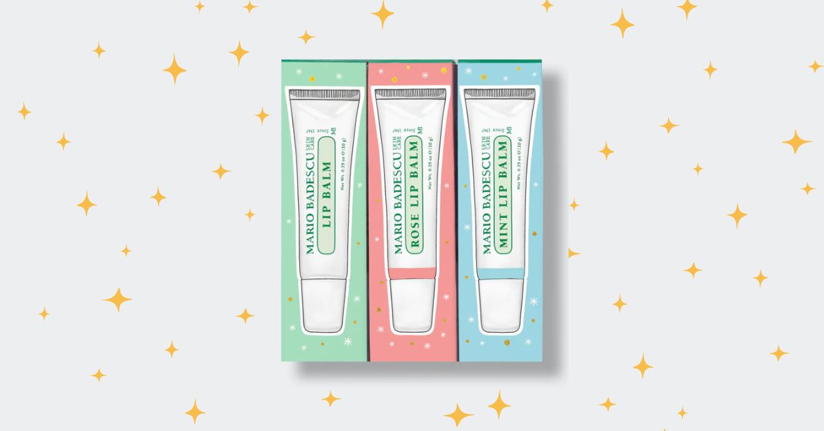 Mario Badescu Lip Balm Trio (Holiday Limited Edition) - Useful Christmas Stocking Filler