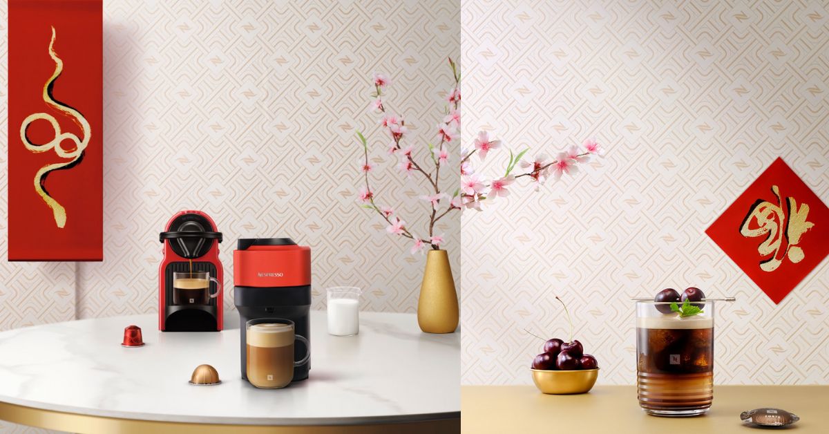 Nespresso - Limited-Edition Capsules and Accessories in Auspicious Red Hues 