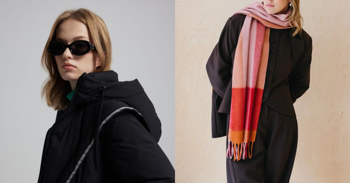 Oversized Silhouettes Add Interest To Your Winter Look (Image credit: Winter Time, Tartan Blanket Co.)