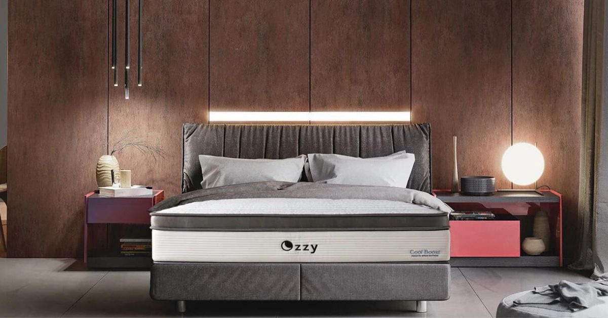 Ozzy Cool Boost - Mattress with Cool Gel Memory Foam and Cool Silk Technology 