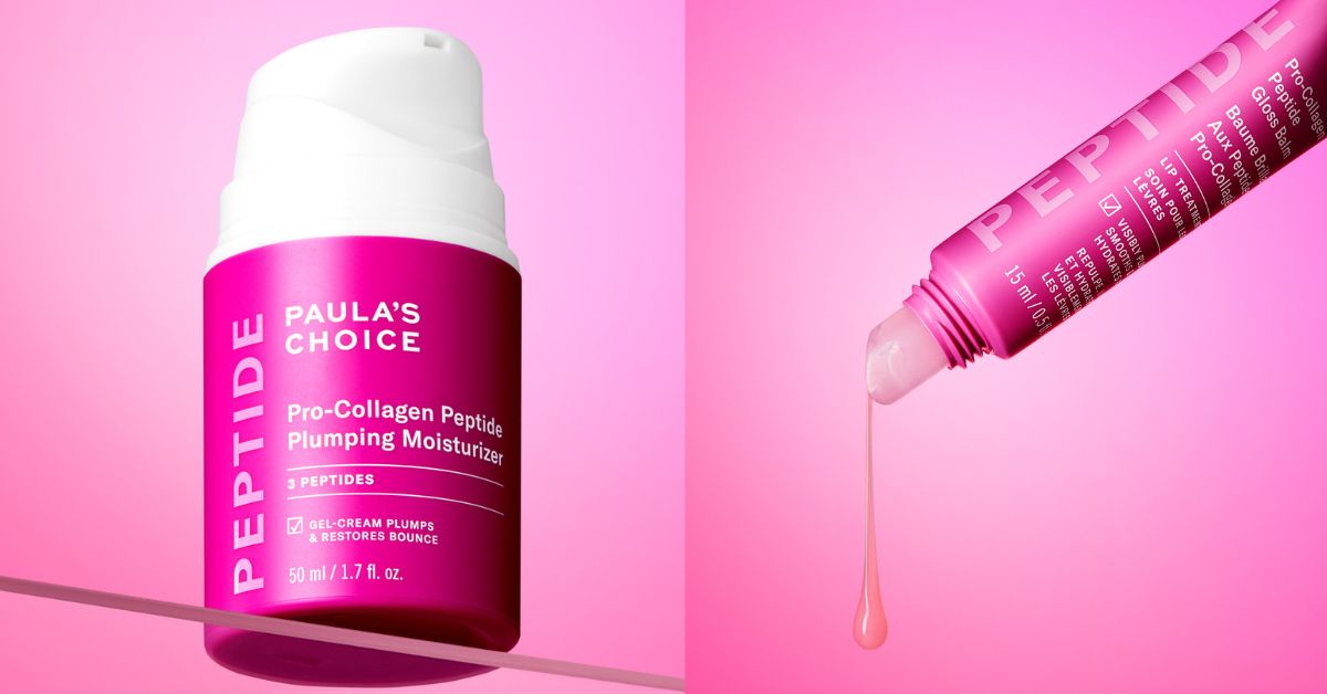 Paula’s Choice Pro-Collagen Peptide Plumping Moisturiser, Pro-Collagen Peptide Gloss Balm – Give Your Skincare A Peptide Boost