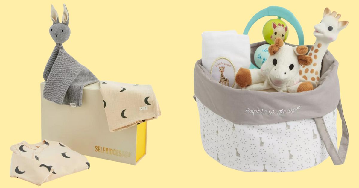 Selfridges - baby shower gift set
