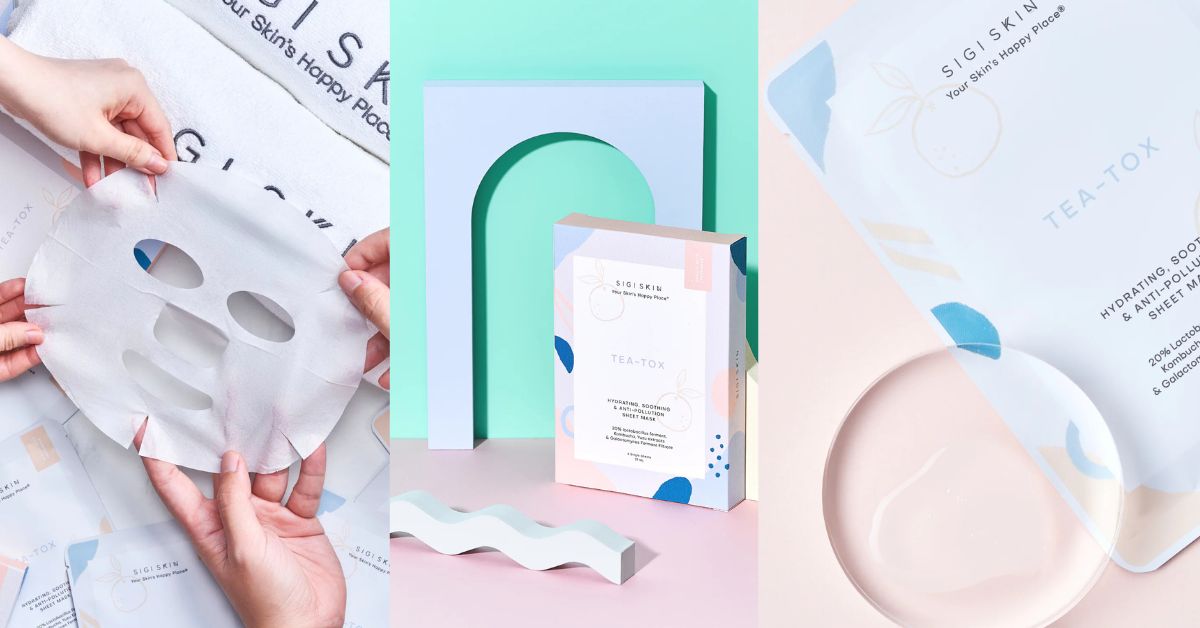 Sigi Skin Tea-Tox Sheet Mask – Refreshing, Calming and Elasticity-Boosting