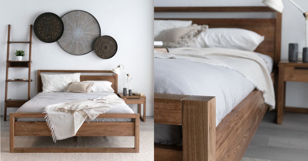Soul & Tables - Teak Wood bed frame