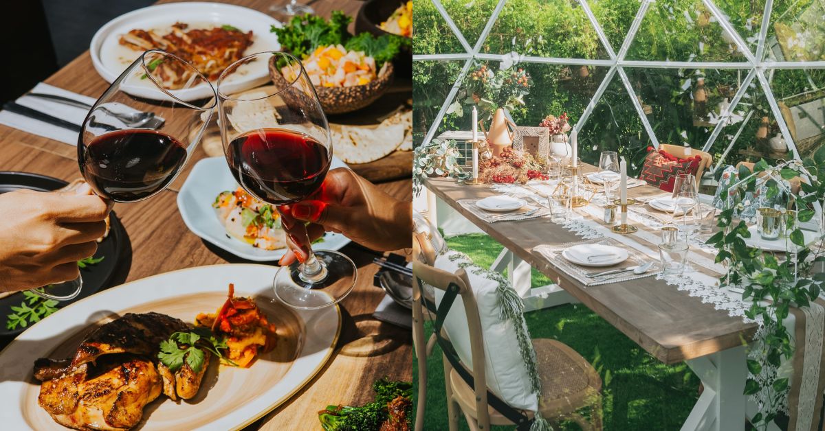 The Summerhouse – Romantic Restaurant With Flower-Filled Outdoor Garden Domes