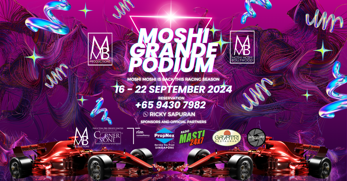 Moshi Moshi Bollywood is Back This Racing Season