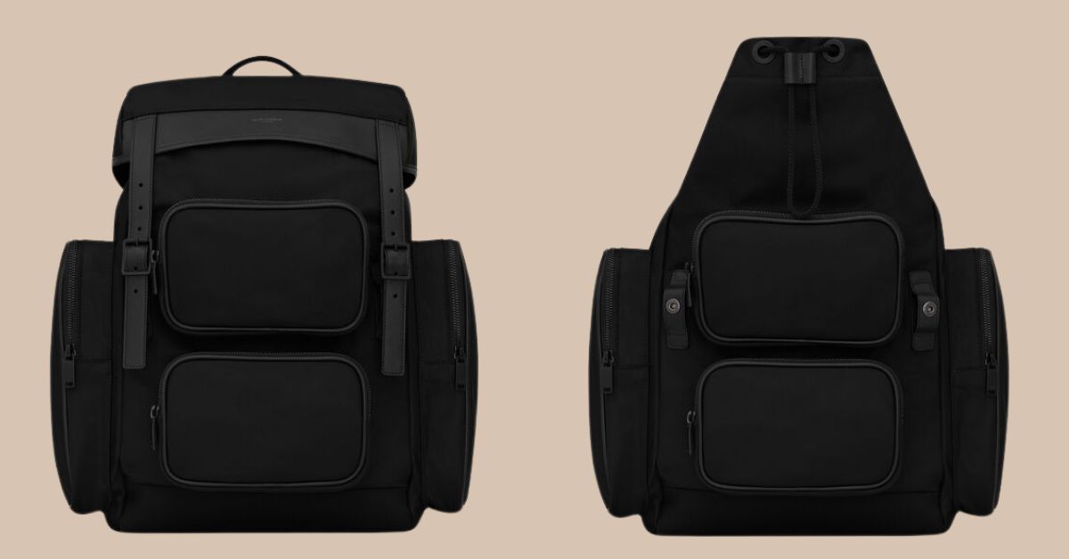 Yves Saint Laurent City Multi-Pocket Backpack 