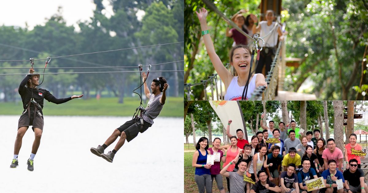 Forest Adventure - fun group activities singapore