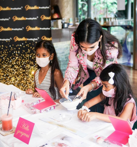 Organic Makeup Class for Kids by Makeup Artist in Singapore Shradha ProStylist